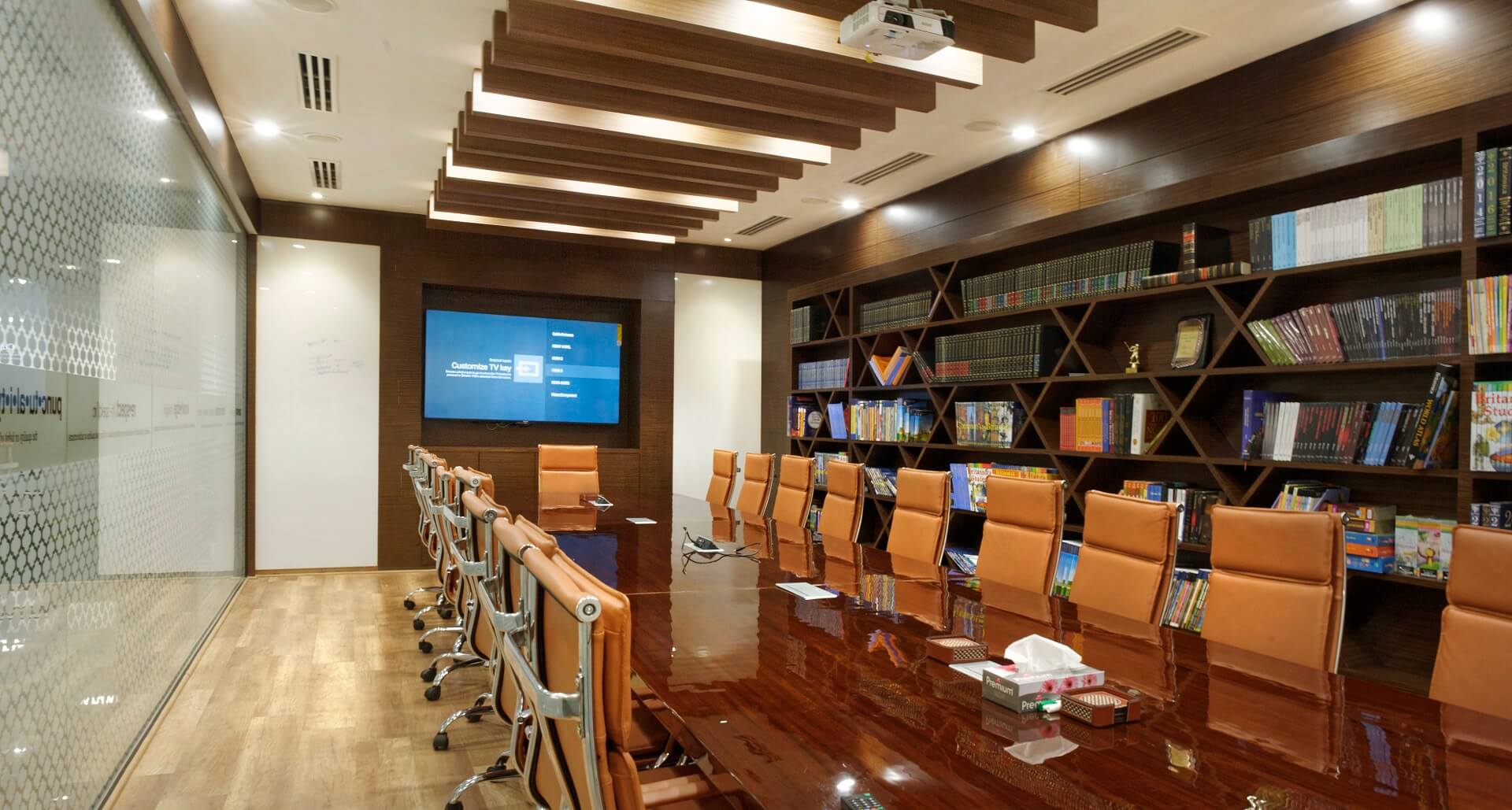 Encyclopedia Britannica Office interior by Praxis Design